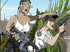 Shoot, hurry, kill them,..