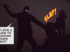 She faces a harrowing ordeal, trapped..