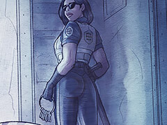 Guard approached but this was only to..